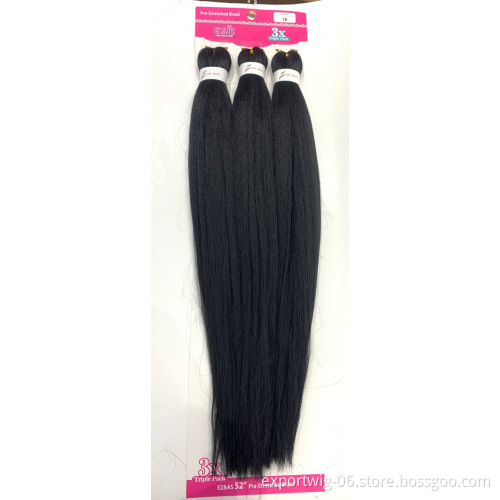 Jumbo Crochet Pony French Curly Micro Bulk Yaki Wholesale Express Synthetic Wave Braiding Hair Braids Expression Pre Stretch